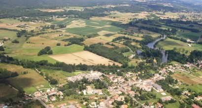 menesplet, vue aérienne